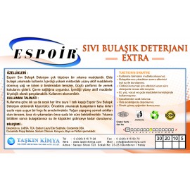 Sıvı Bulaşık Deterjanı - Extra 30 Kg.