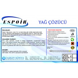 Yağ Çözücü 30 Kg.